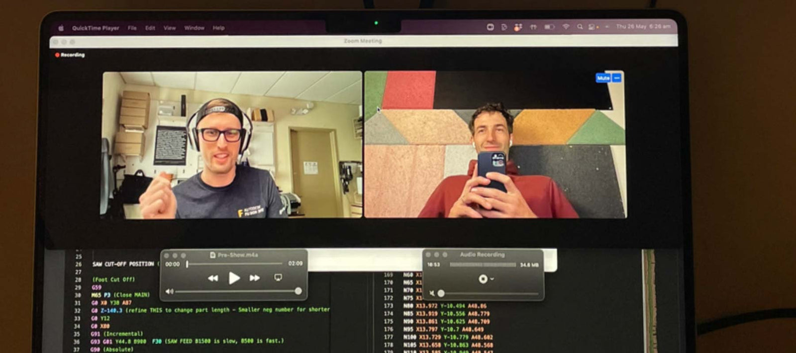 Jem and Justin's podcast The Parts Department