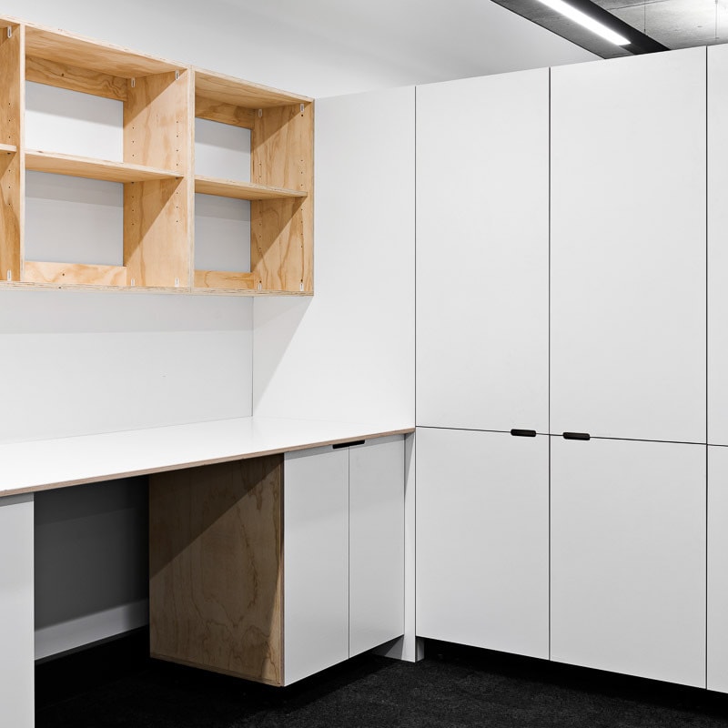 Custom joinery work for Jonik