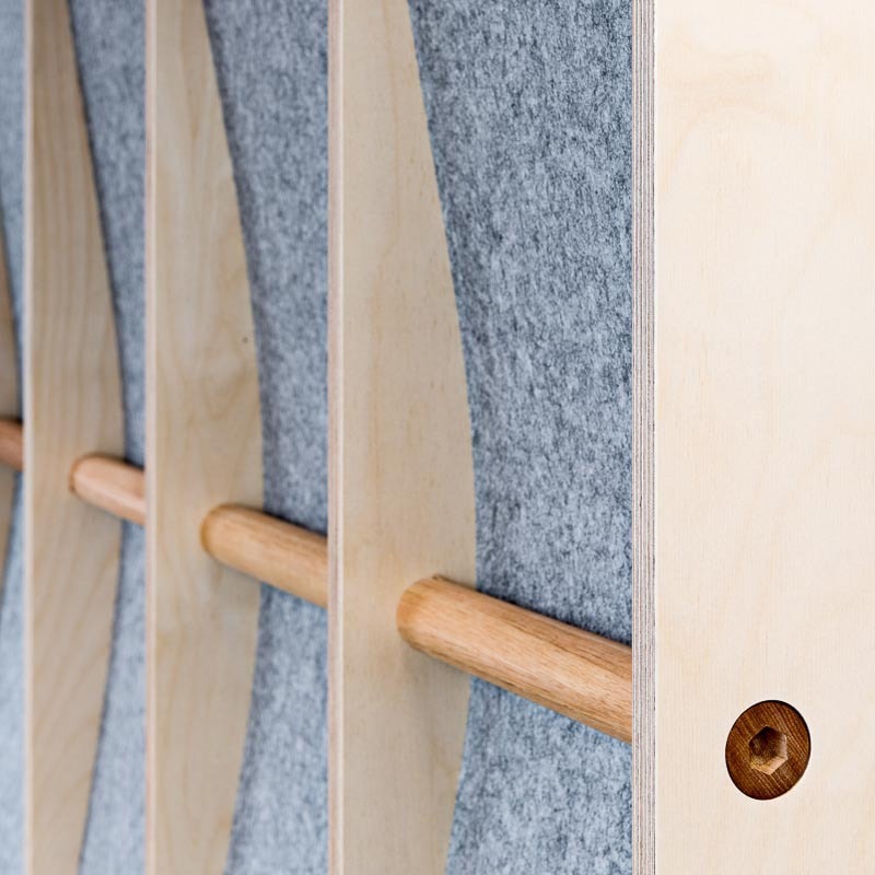 Custom joinery work for Jonik