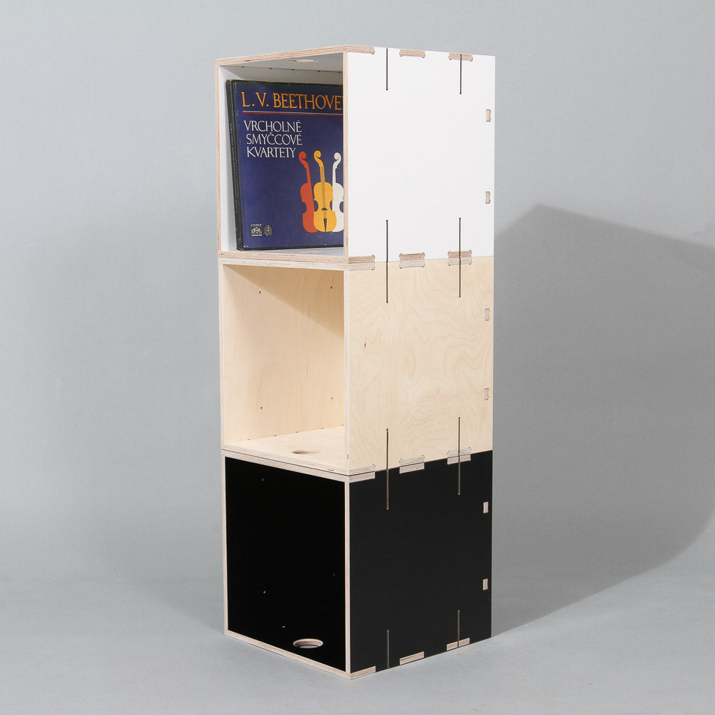 Stack of clip crates