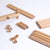 KittaParts accessories including dowel, caps, feet and bookend.